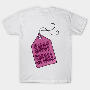 Pink Shop Small Gift Tag T-Shirt